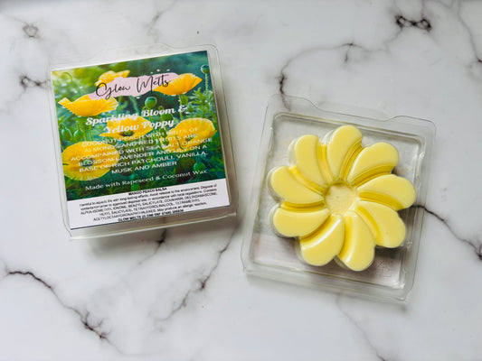 Sparkling Bloom & Yellow Poppy