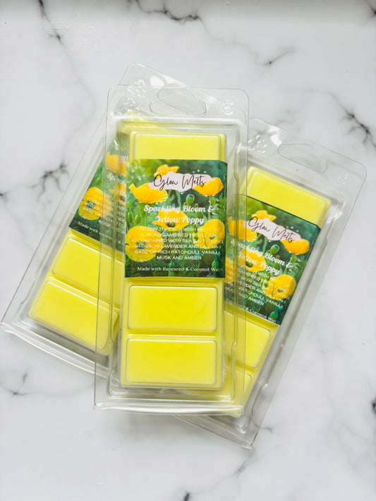 Sparkling Bloom & Yellow Poppy